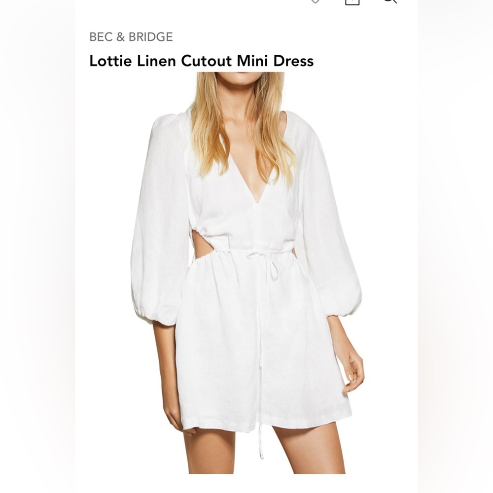 Bec and Bridge linen dress
